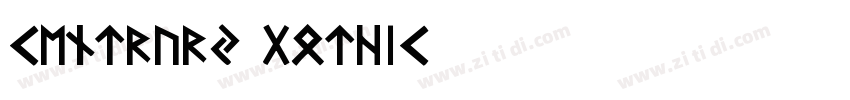 centrury gothic字体转换